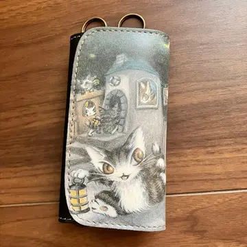 미사용 새상품 와치필드 WACHFIELD 다얀 가죽 키케이스 천연 가죽