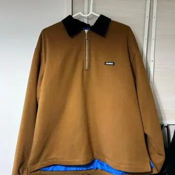 X-LARGE 하프 지퍼