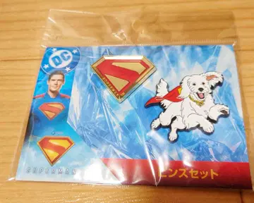 슈퍼맨 핀즈 세트 크립토 영화 굿즈 핀 배지