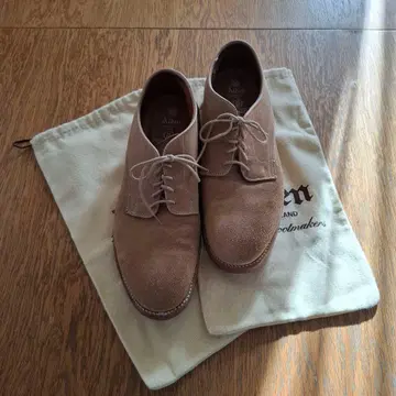 Alden 스웨이드 레이스업 슈즈 베이지