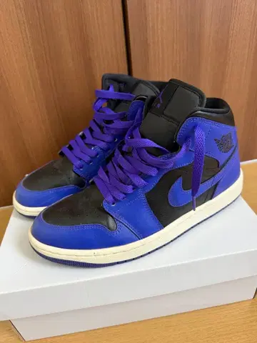 Women's Jordan 1 Mid 'Purple and Black'
