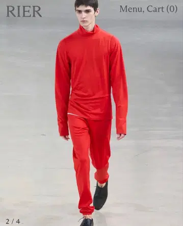 RIER 25aw 터틀넥 저지 m 사이즈