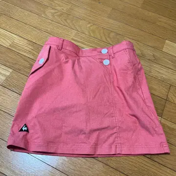 11호 르꼬끄 스포르티브 여성용 미니 스커트 핑크 골프 스커트