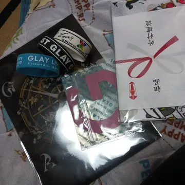 GLAY 리스트 밴드와 소품함 세트