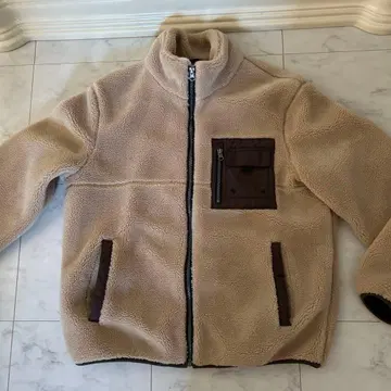 ZARA 베이지 보아 플리스 자켓