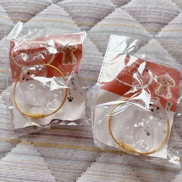 강아지 타임캡슐 키링 2개 세트 무기