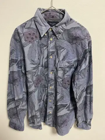 Paul Smith Jeans 꽃무늬 긴팔 셔츠 S 사이즈