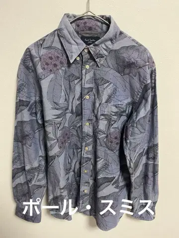 Paul Smith Jeans 꽃무늬 긴팔 셔츠 S 사이즈
