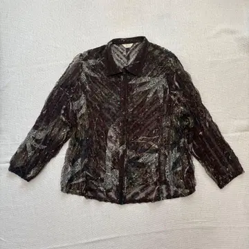 00s 빈티지 시어 블라우스 아카이브 그런지 y2k 펑크