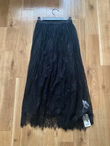 정가 10,890엔 [ Ungrid ] 전체 레이스 맥시 롱 스커트