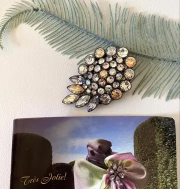 RELIANCE 반짝이는 스카프 클립, 펜던트