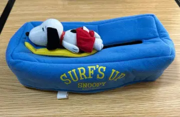 스누피 티슈 케이스 서핑