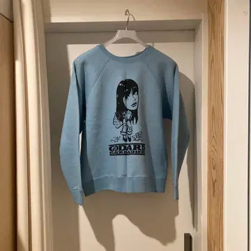 거의 미사용 GODARD HABERDASHERY 콜라보 맨투맨 BLUE