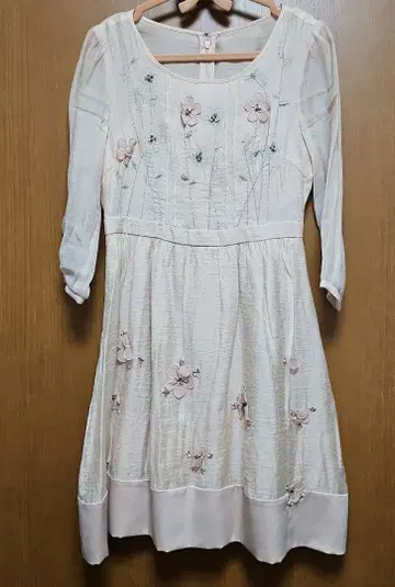 Chesty 시스루 플레어 원피스