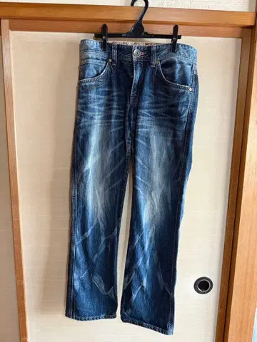 EDWIN 503 블루 데님 스트레이트