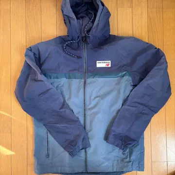 뉴발란스 나일론 자켓 라지 네이비/그레이