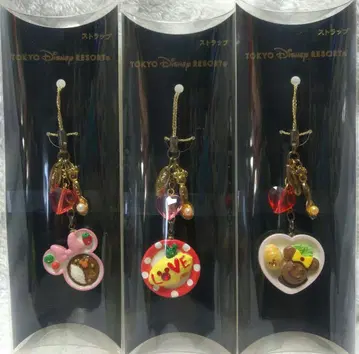 도쿄 디즈니 리조트 푸드계 스트랩 세트 레어