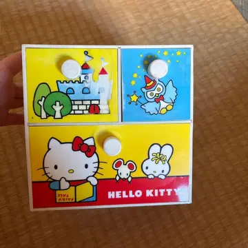 HELLO KITTY 서랍 포함 수납 박스