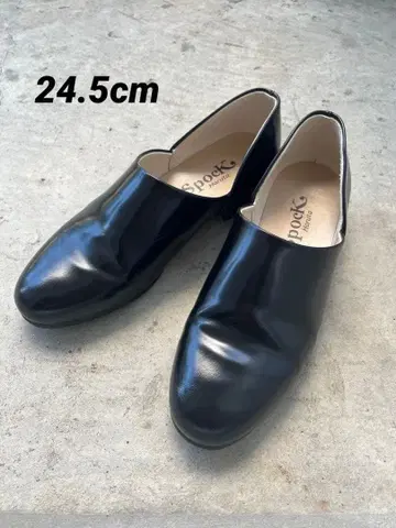 HARUTA 닥터 슈즈 / 스포크 슈즈 24.5cm 블랙 천연 가죽