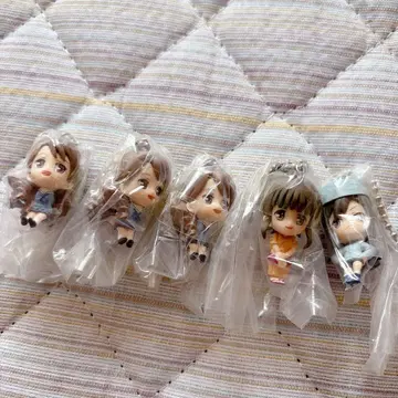 피규어 5개 세트 키링 꽃 피는 이로하