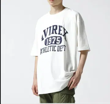AVIREX ATHLETIC DEPT 티셔츠 L 사이즈 화이트