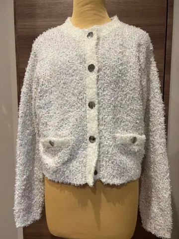 CADUNE 스팬 플래그 니트 자켓