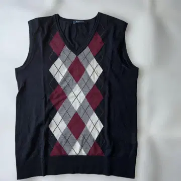 Aquascutum 아가일 니트 베스트