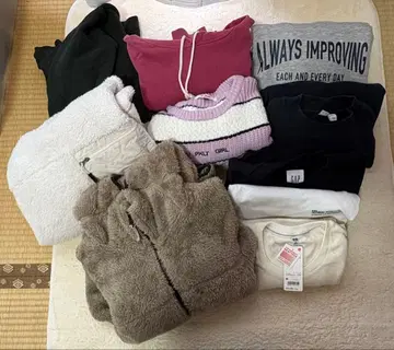 플리스 긴팔 상의, 후드 부착 핑크