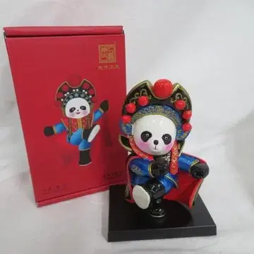 새상품 팬더 입상 경극 인테리어 1