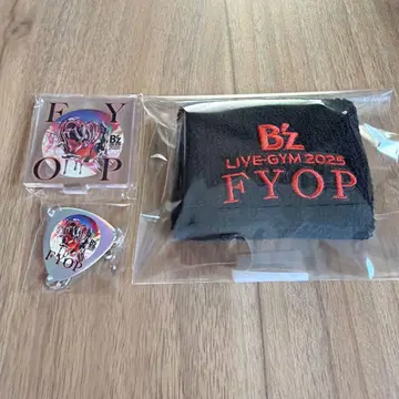 B'z LIVE-GYM 2025 FYOP 가챠가챠 3종 세트