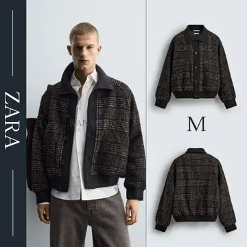 ZARA 리브 옷깃 절개 자켓 남성용 M 새상품