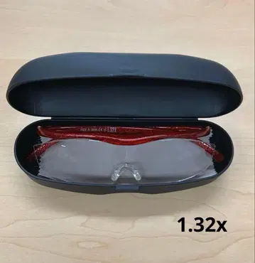 미사용 새상품 하즈키 루페 라지 1.32x 루비