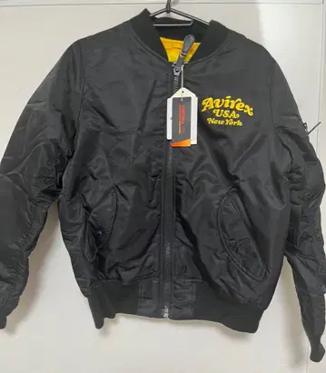 미사용 새상품 AVIREX 스누피 찰리 브라운 MA-1