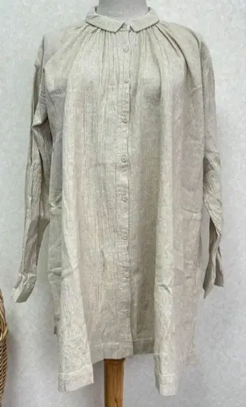 미사용 츠하루 TUHARU by SM2 린넨 블라우스 F