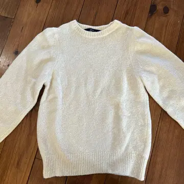 프레임워크 framework 화이트 울 니트