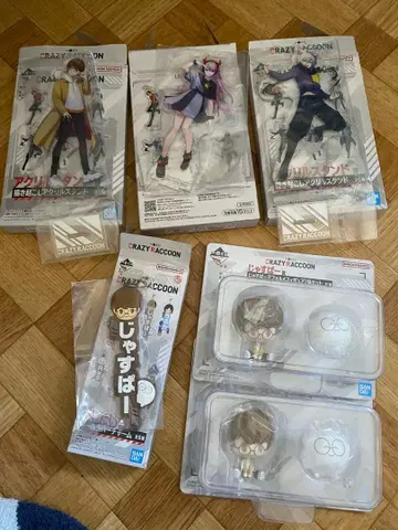 CRAZY RACCOON 피규어 아크릴 스탠드