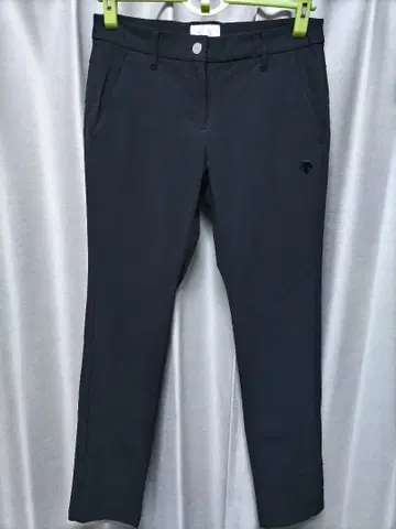 데상트 골프 스트레치 팬츠 블랙