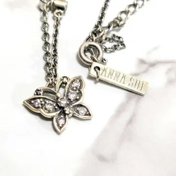 안나수이 ANNA SUI 나비 실버 925 은 목걸이