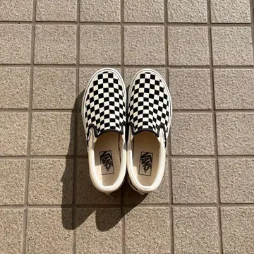 VANS / CLASSIC SLIP-ON 체커 슬립온 24cm