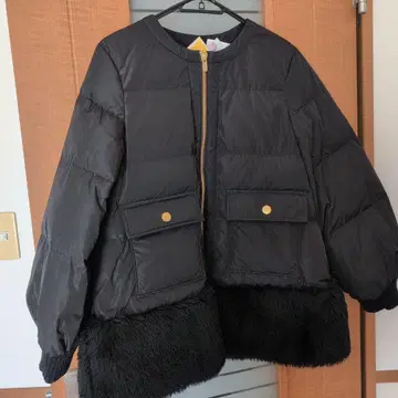 그레이스 콘티넨탈 보아 콤비 다운 자켓