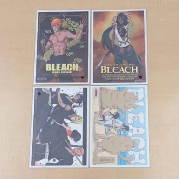 BLEACH 클리어 소울 플레이트 금박 4종