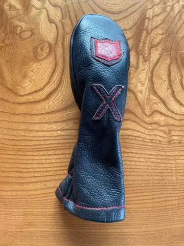 일리악 골프헤드커버 유틸리티용 블랙 X 자수