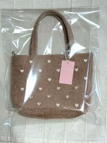 새상품 FEILER 러브리 하트 베이지 백