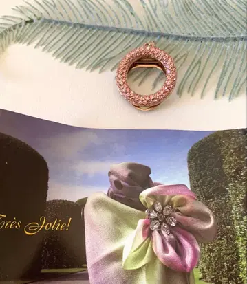 RELIANCE 로즈 골드 스카프 클립