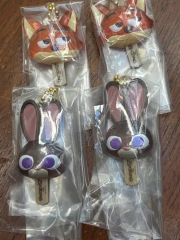 주토피아 아이스 캔디 참 닉 주디 4점