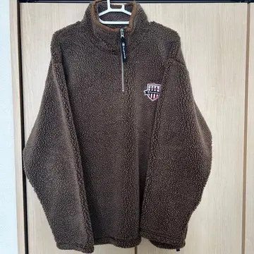 Champion 플리스 자켓 U.S.A. 엠블럼 포함