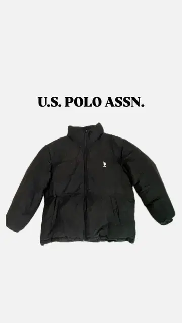 U.S. POLO ASSN. 다운 자켓 사이즈 M 블랙