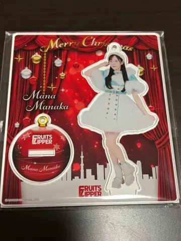 FRUITS ZIPPER 마나카 크리스마스 아크릴 스탠드