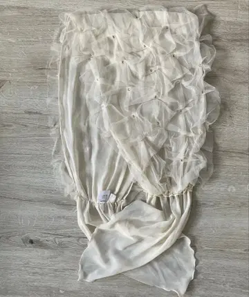 온워드 카시야마 쉬폰 스톨 아이보리 any SiS