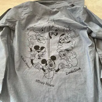 디즈니 샴브레이 셔츠 데님 셔츠 셔츠